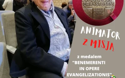 Medal „Benemerenti in Opere Evangelizationis” dla p. Wiktora Grychnika, animatora PDM