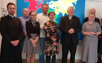 Bp Jerzy Mazur SVD odwiedził Papieskie Dzieła Misyjne w Polsce