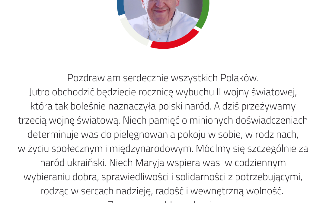 Papież skierował do Polaków pozdrowienia